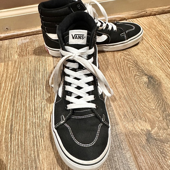 Vans Black and White High-Top Sneakers - Picture 2 of 5